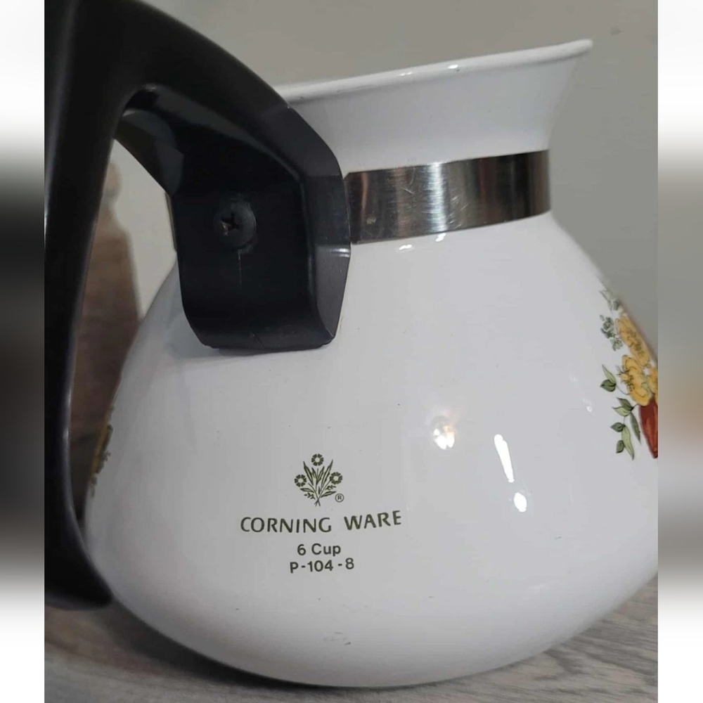 Vintage Corning Ware “Spice of Life” “Le The” 6 Cup Teapot- P-104 1970s - Picture 2 of 5
